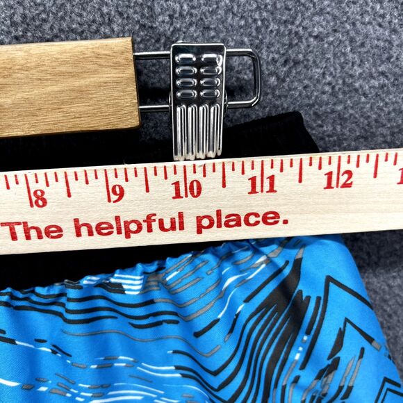 Adidas Board Shorts Boys Medium Blue Black Swim Trunks beach surf - Picture 11 of 13